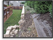 Retaining Wall - before